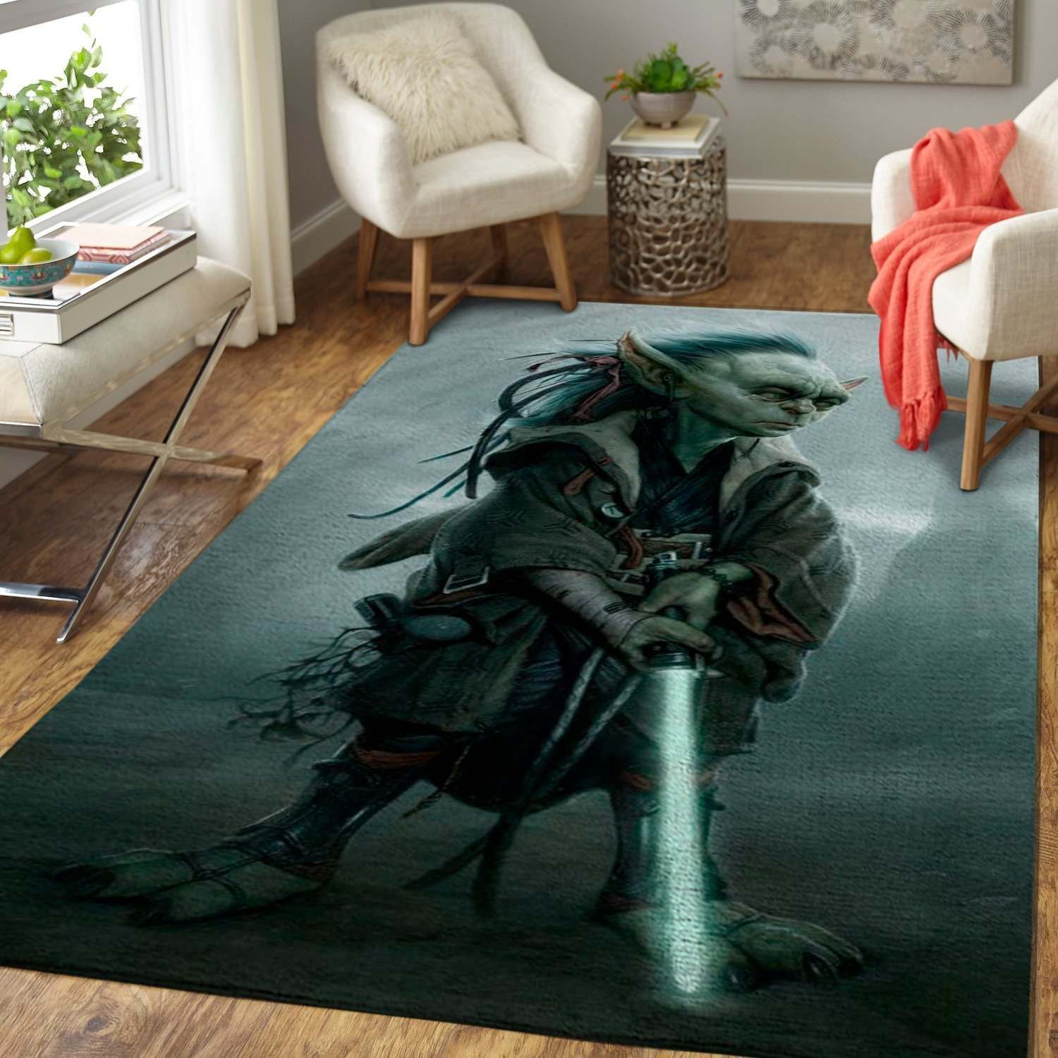 Star Wars Fans Young Yoda Area Rug - Movie Ak82630 Rug Carpet Star Wars Fans Young Yoda Area Rug - Movie Ak82630 Rug Carpet