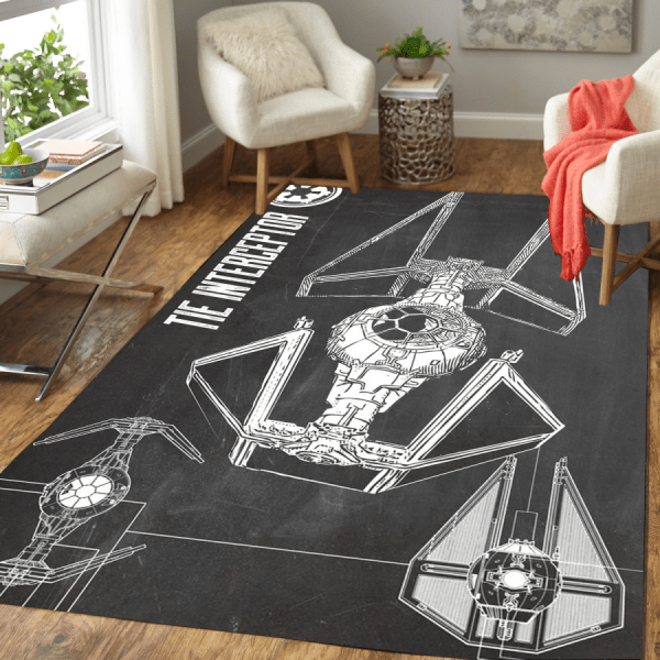 Star Wars Interceptor Rug Star Wars Interceptor Rug