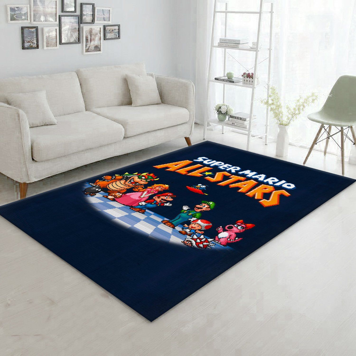 Super Mario All Stars Area Rug For Christmas Bedroom Rug Floor Decor Home Decor Super Mario All Stars Area Rug For Christmas Bedroom Rug Floor Decor Home Decor