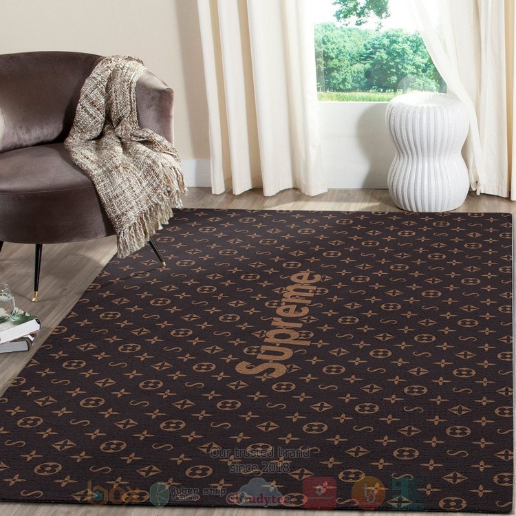 Supreme Brown-Black Inspired Rug Supreme Brown-Black Inspired Rug