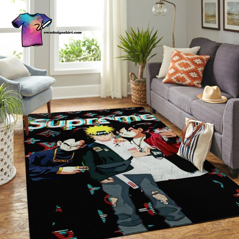 Supreme-Goku-And-Naruto-Living-Room-Rug-1