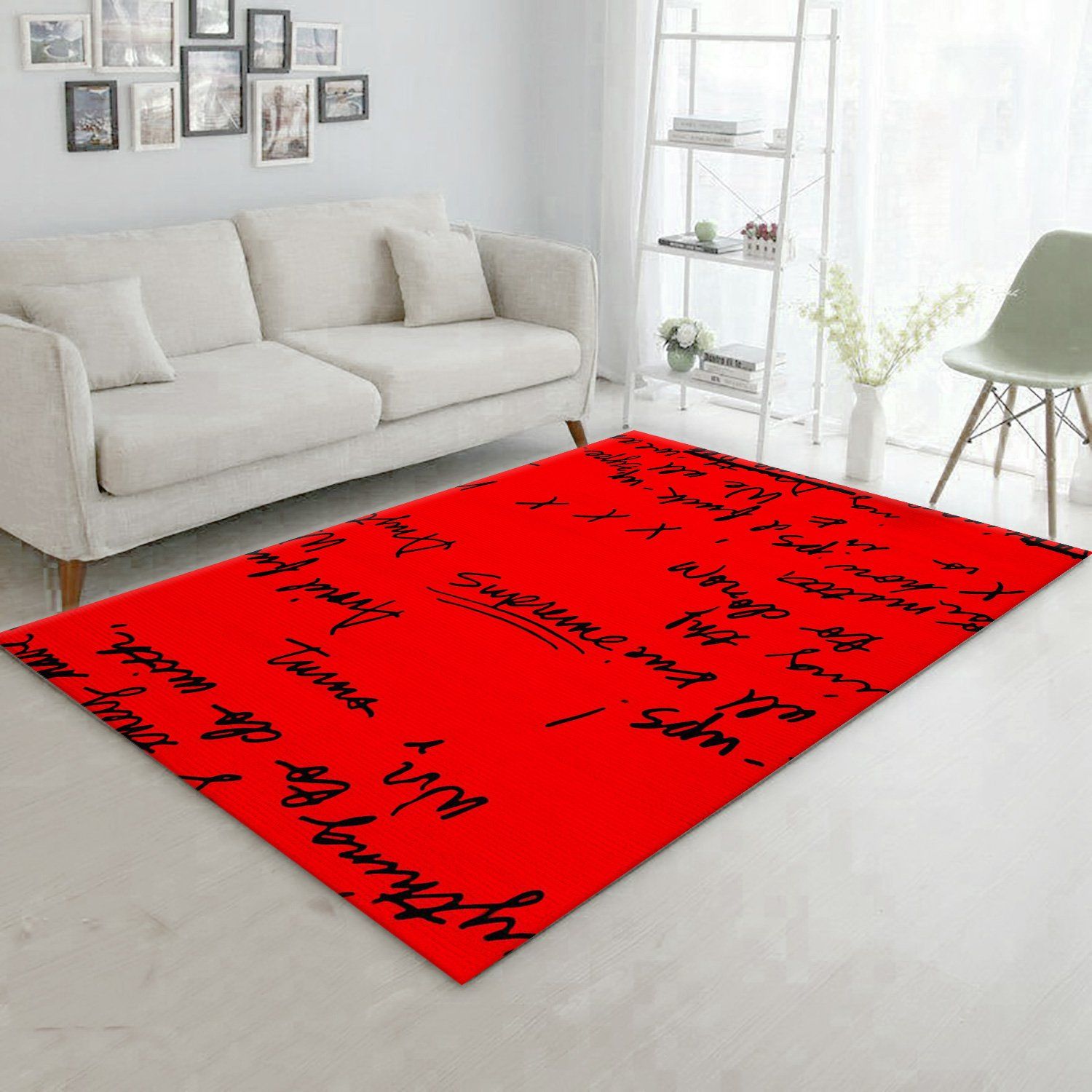 Supreme Red Rug Fashion Brand Rug Christmas Gift Us Decor Supreme Red Rug Fashion Brand Rug Christmas Gift Us Decor