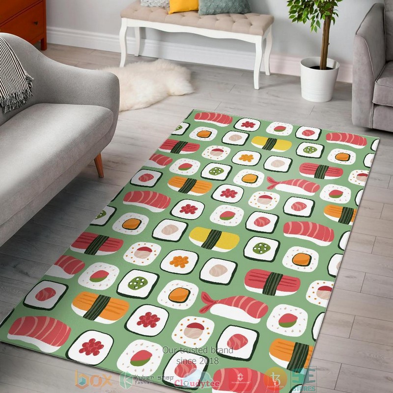 Sushi Pattern Rug Carpet Sushi Pattern Rug Carpet