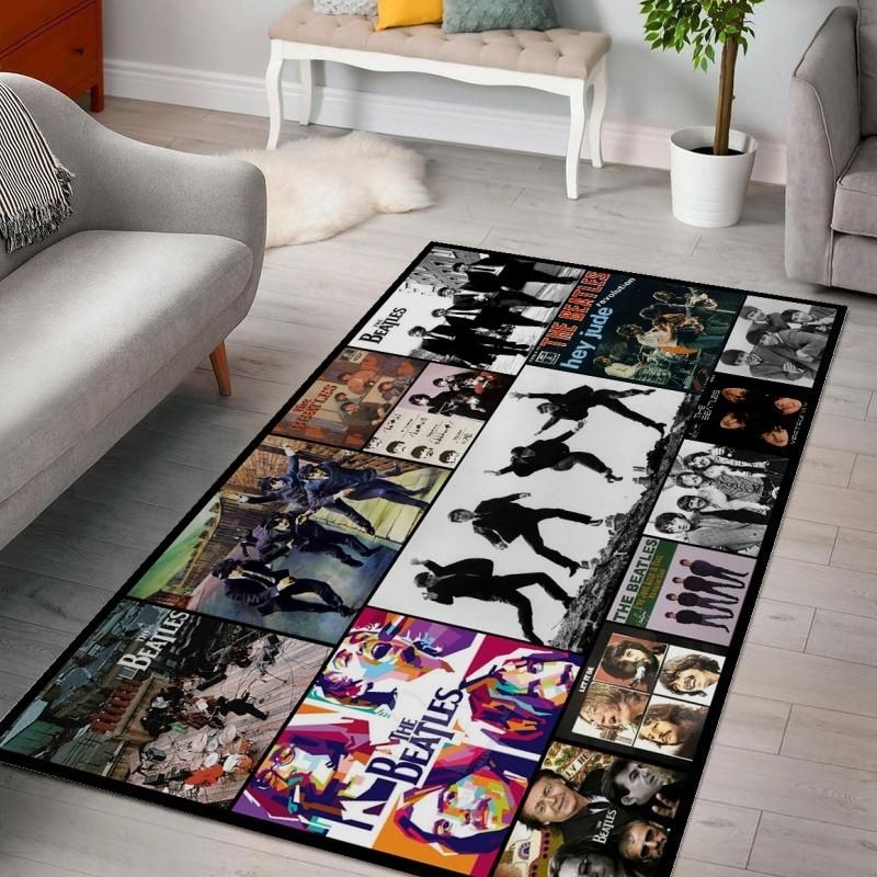 The Beatles Living Room Area Rug Carpet The Beatles Living Room Area Rug Carpet