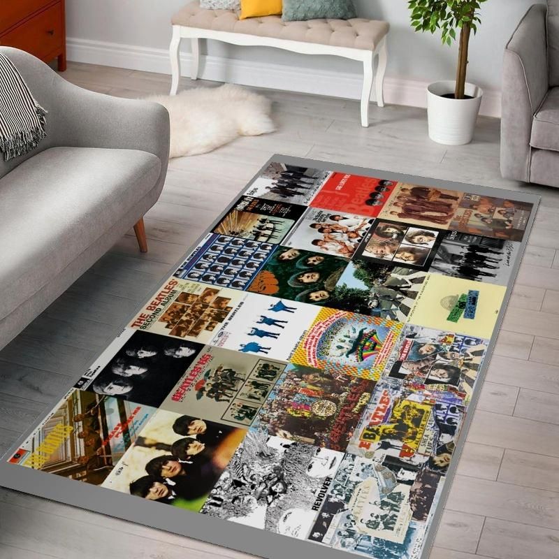 The Beatles Style 2 Living Rooms Area Rug Carpet The Beatles Style 2 Living Rooms Area Rug Carpet