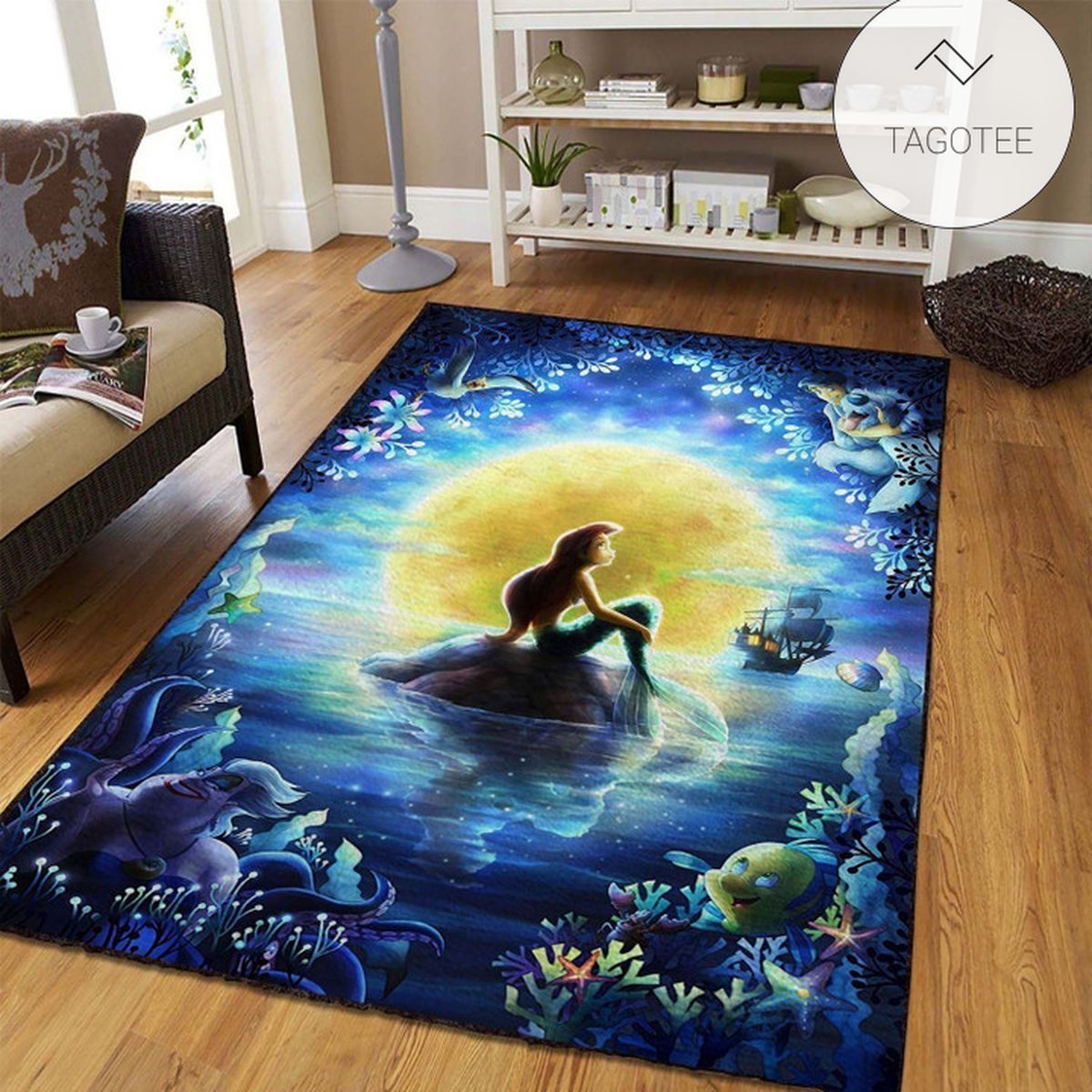 The Little Mermaid Area Rug – Home Decor – Bedroom Living Room Decor The Little Mermaid Area Rug – Home Decor – Bedroom Living Room Decor