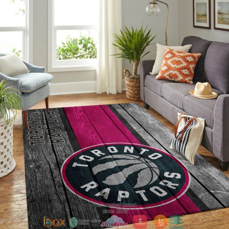 Toronto-Raptors-Nba-Team-Logo-Wooden-Style-Rug-Carpet-1