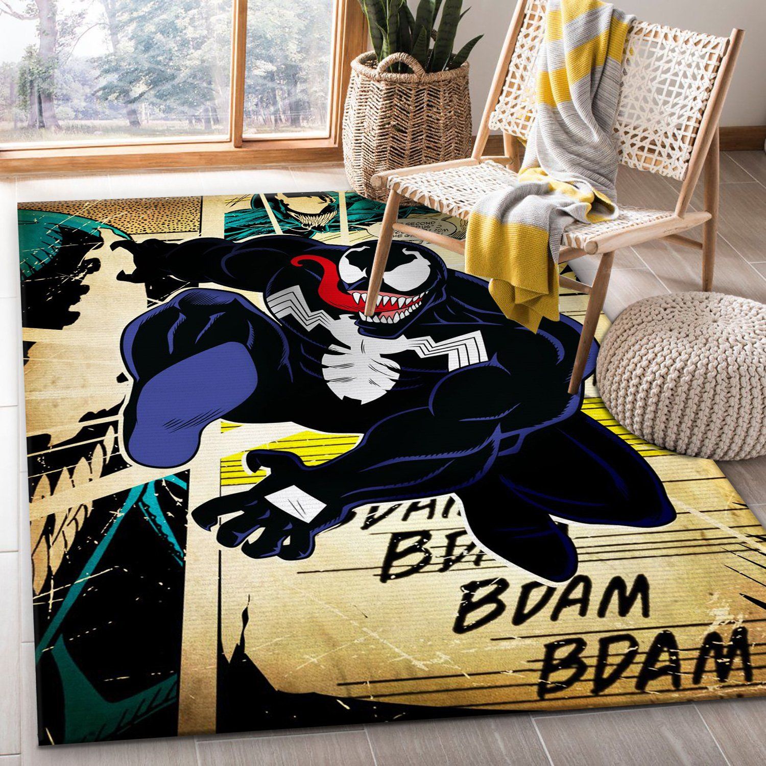 Venom Hero Movie Area Rug Living Room Christmas Gift Us Decor Venom Hero Movie Area Rug Living Room Christmas Gift Us Decor