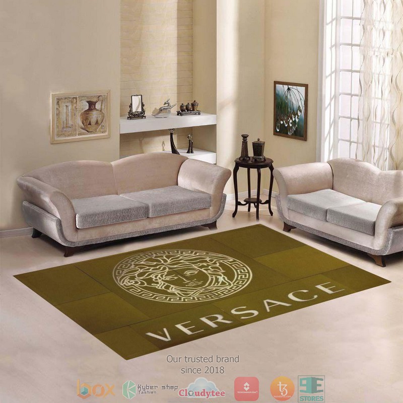 Versace Moss Green Rug Carpet Versace Moss Green Rug Carpet