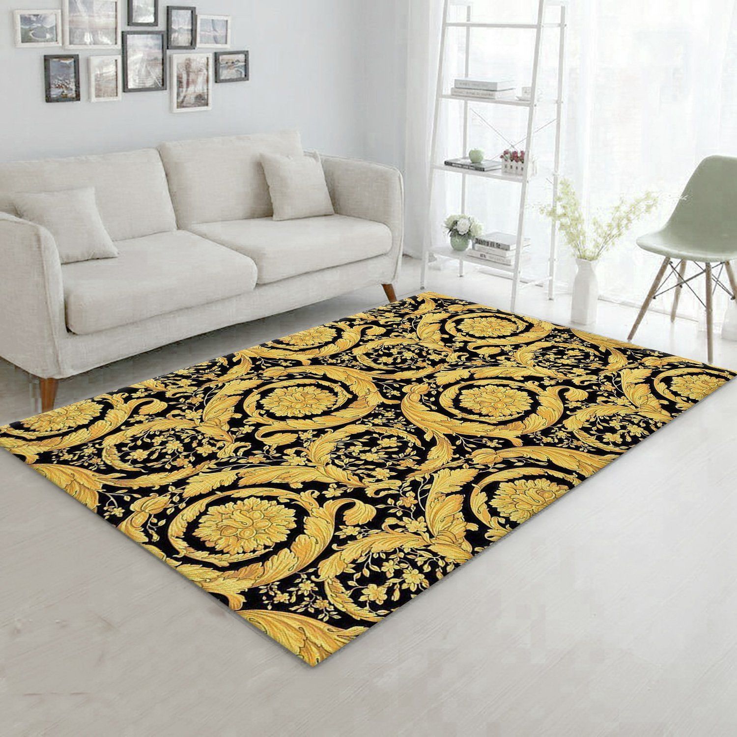Versace Ver1 Fashion Brand Area Rug Living Room Rug Christmas Gift Us Decor Versace Ver1 Fashion Brand Area Rug Living Room Rug Christmas Gift Us Decor