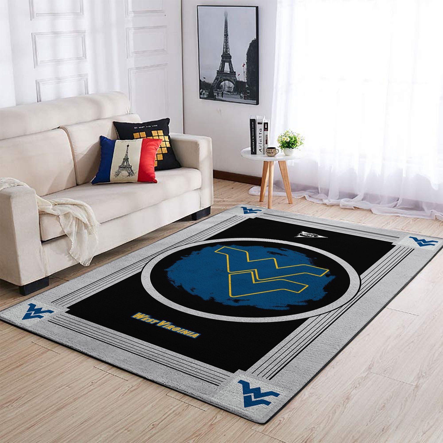 West Virginia Mountaineer Ncaa Team Logo Nice Gift Home Decor Rectangle Area Rug West Virginia Mountaineer Ncaa Team Logo Nice Gift Home Decor Rectangle Area Rug