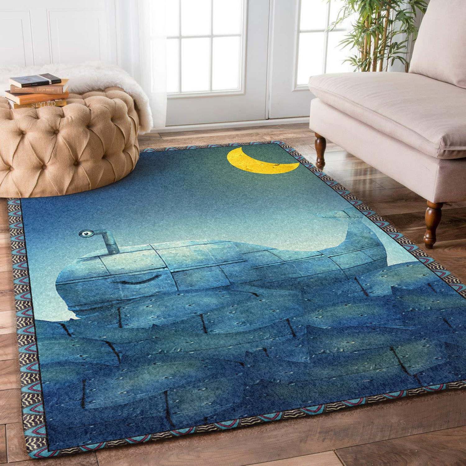 Whale Nn2809118M Rug Carpet Whale Nn2809118M Rug Carpet