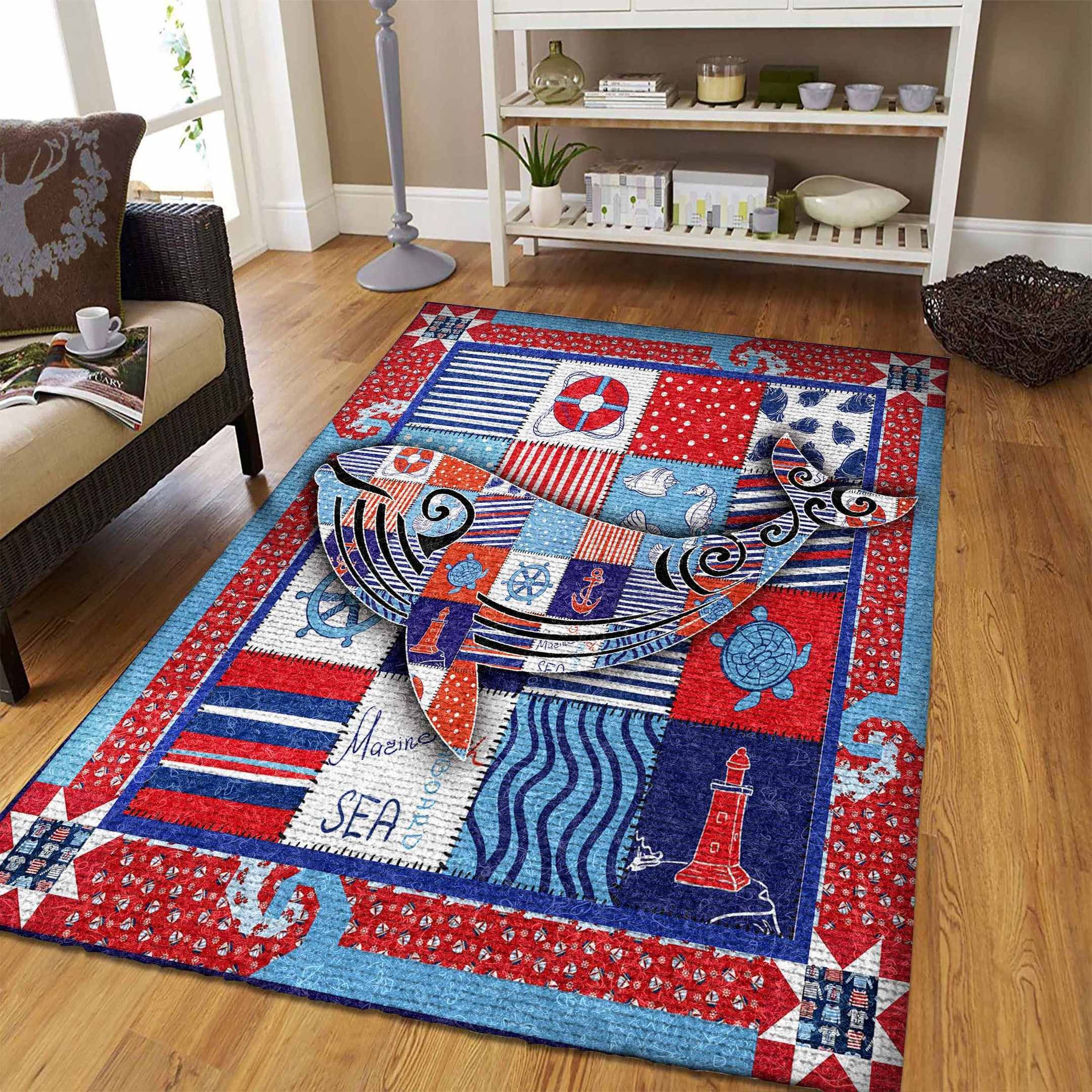 Whale Xn43944 Rug Carpet Whale Xn43944 Rug Carpet