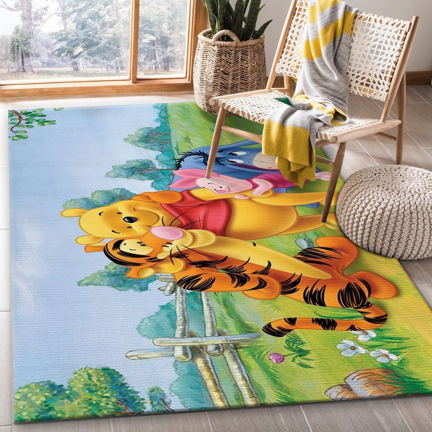 Winnie The Pooh Ver3 Disney Area Rug Bedroom Rug Family Gift Us Decor Winnie The Pooh Ver3 Disney Area Rug Bedroom Rug Family Gift Us Decor