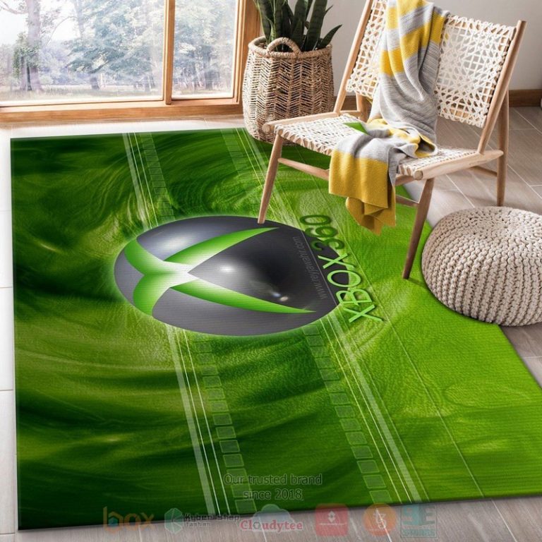 Xbox-360-Green-Area-Rugs-1