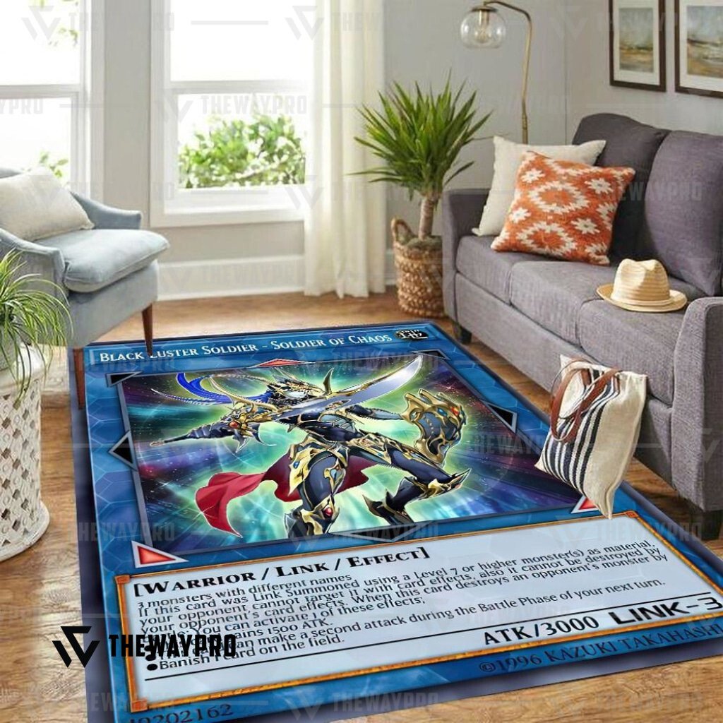 Yu Gi Oh Black Luster Soldier Of Chaos Rug Yu Gi Oh Black Luster Soldier Of Chaos Rug