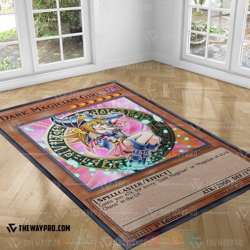 Yu-Gi-Oh Dark Magician Girl Rug Yu-Gi-Oh Dark Magician Girl Rug