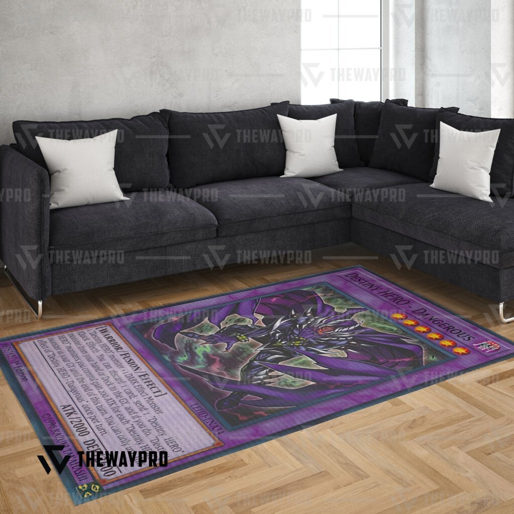 Yu Gi Oh Destiny Hero Dangerous Rug Yu Gi Oh Destiny Hero Dangerous Rug