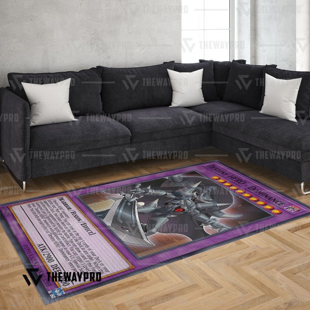 Yu Gi Oh Destiny Hero Dominance Rug- Limited Edition Yu Gi Oh Destiny Hero Dominance Rug- Limited Edition