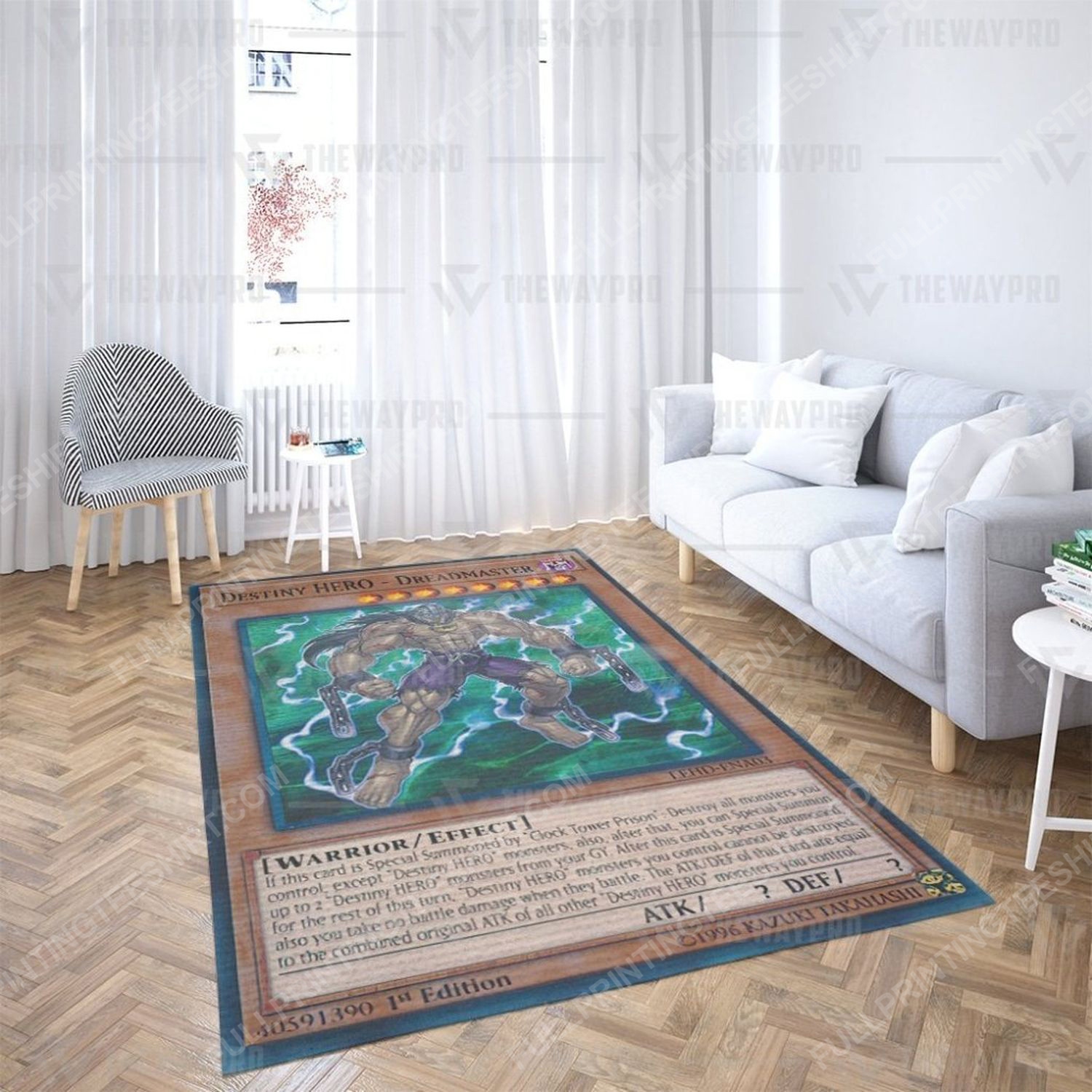 Yu-Gi-Oh Destiny Hero Dreadmaster All Over Print Rug Yu-Gi-Oh Destiny Hero Dreadmaster All Over Print Rug