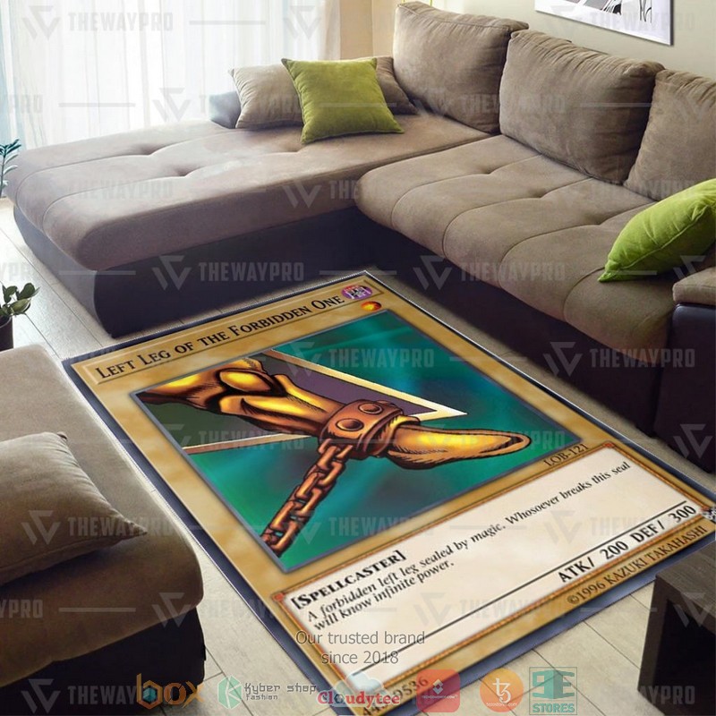 Yu Gi Oh Exodia Left Leg Of The Forbidden One Carpet Rug Yu Gi Oh Exodia Left Leg Of The Forbidden One Carpet Rug