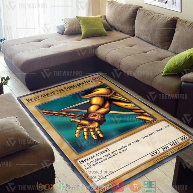 Yu Gi Oh Exodia Right Arm Of The Forbidden One Carpet Rug Yu Gi Oh Exodia Right Arm Of The Forbidden One Carpet Rug