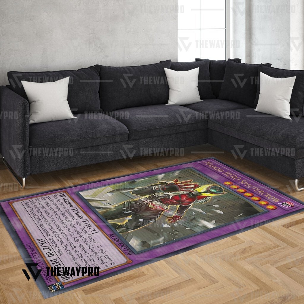 Yu Gi Oh Masked Hero Spectercrow Rug Yu Gi Oh Masked Hero Spectercrow Rug