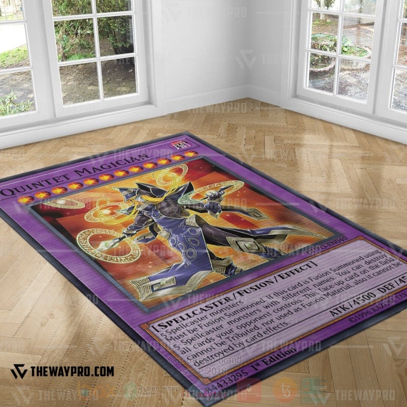Yu-Gi-Oh Quintet Magician Rug Yu-Gi-Oh Quintet Magician Rug
