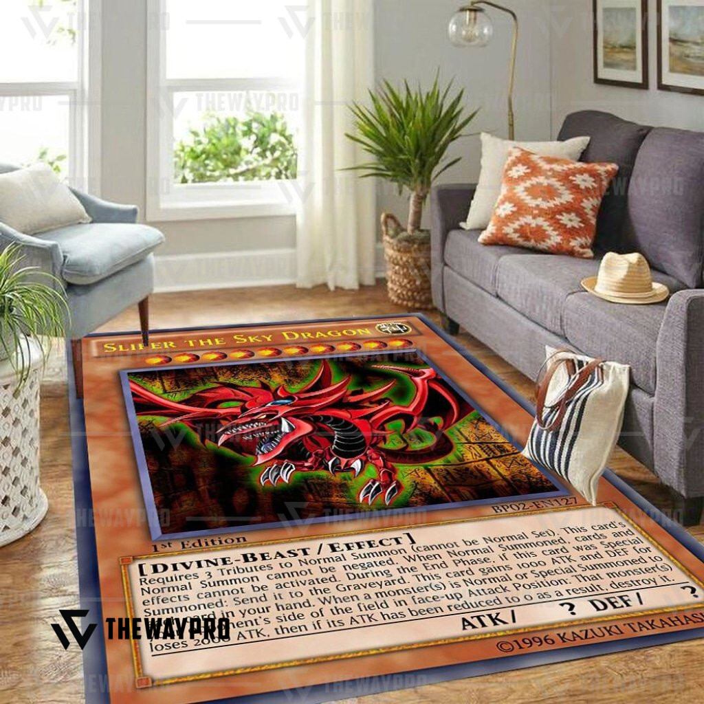 Yu Gi Oh Slifer The Sky Dragon Rug Yu Gi Oh Slifer The Sky Dragon Rug