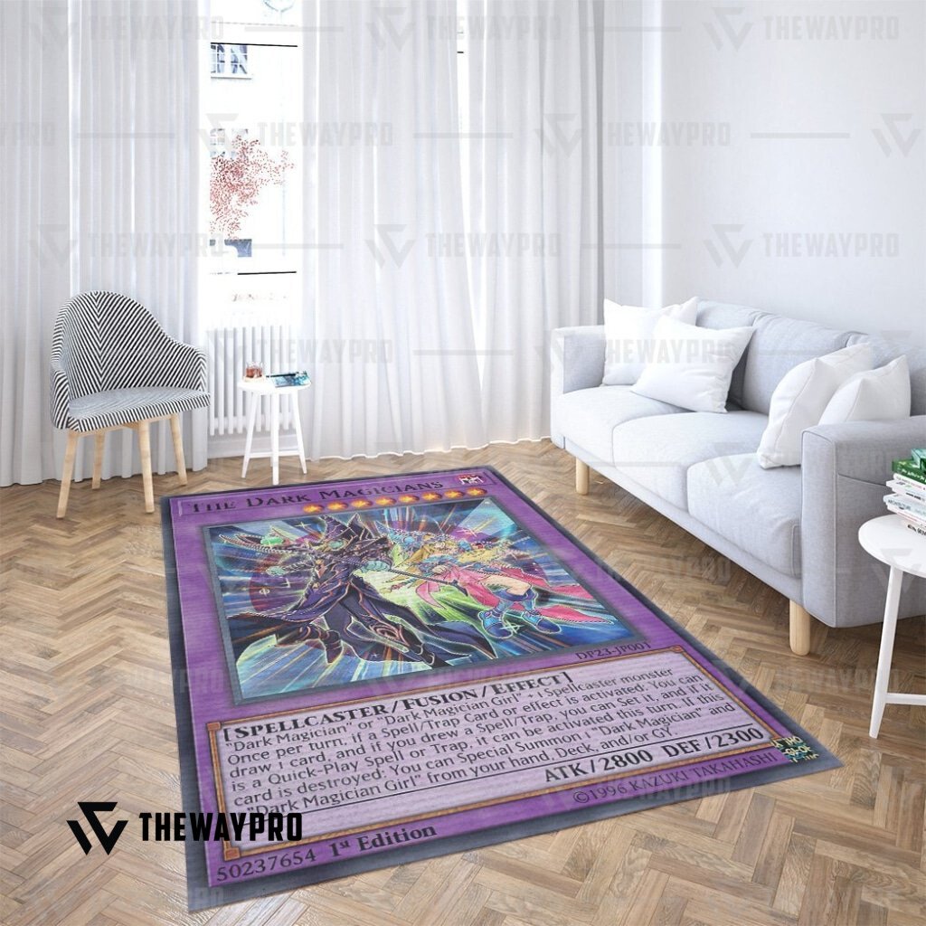 Yu Gi Oh The Dark Magicians Rug Yu Gi Oh The Dark Magicians Rug