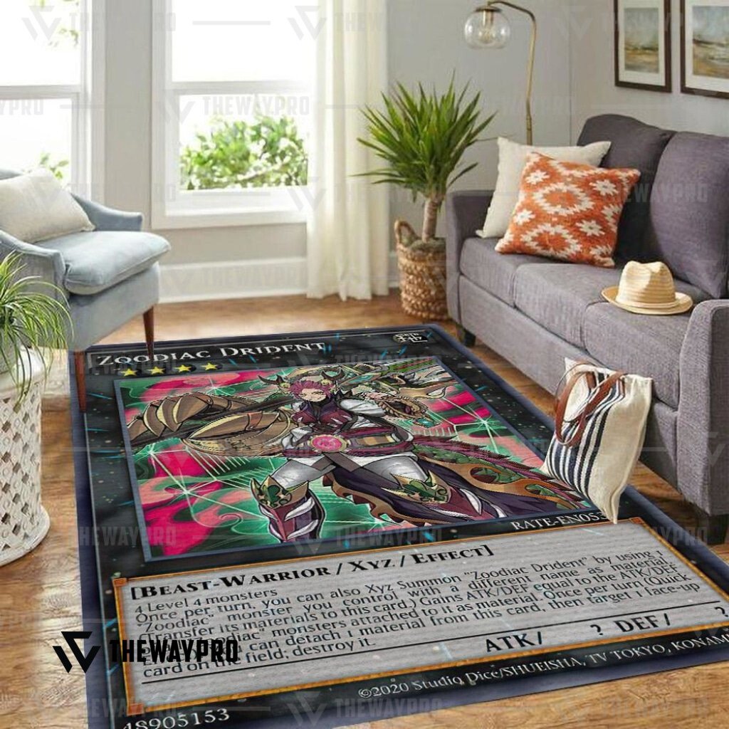 Yu Gi Oh Zoodiac Drident Rug Yu Gi Oh Zoodiac Drident Rug