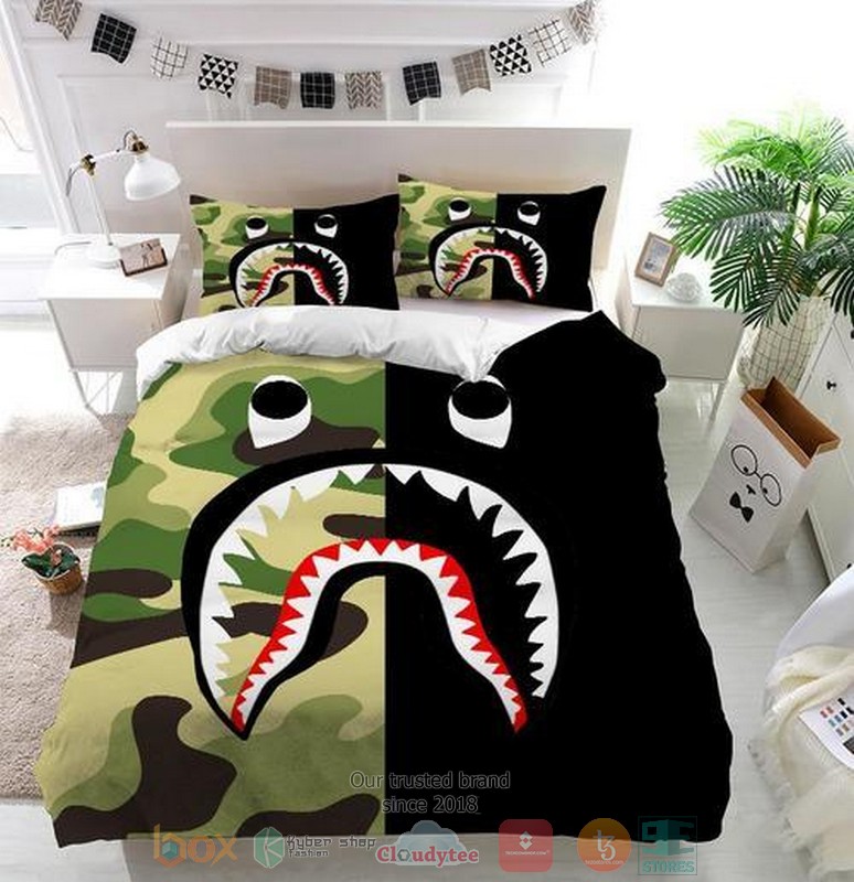 A Bathing Ape Bape Logo Bedding Set A Bathing Ape Bape Logo Bedding Set