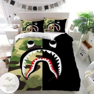 A Bathing Ape Logo Duvet Cover Bedding Set