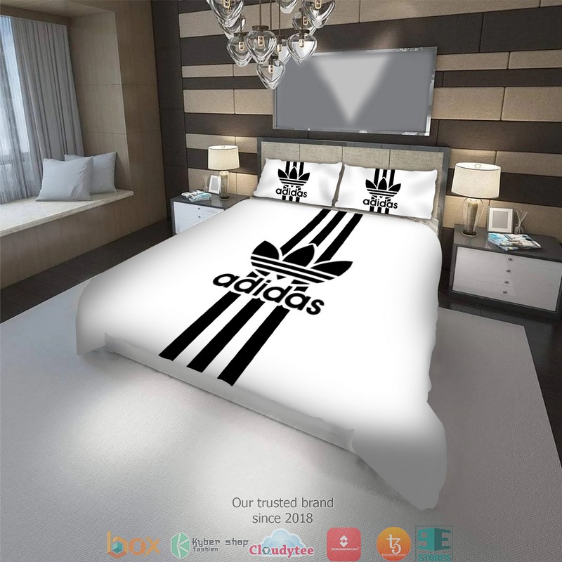 Adidas White Bedding Set Adidas White Bedding Set