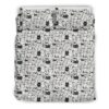 Adorable Cats Pattern Duvet Cover and Pillowcase Set Bedding Set