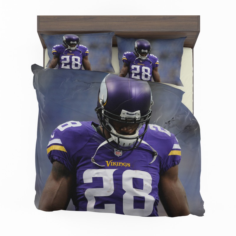 Adrian Peterson Minnesota Vikings American Football Duvet Cover and Pillowcase Set Bedding Set Adrian Peterson Minnesota Vikings American Football Duvet Cover and Pillowcase Set Bedding Set
