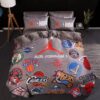 Air Jordan Nba Team Logos Bedding Set