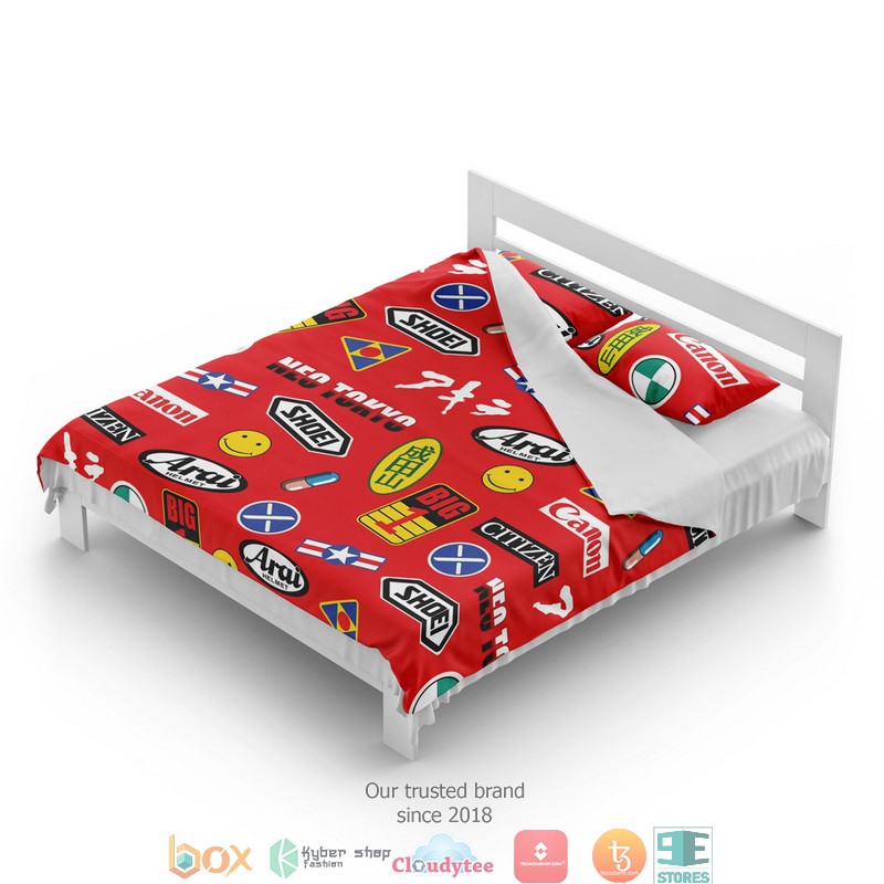 Akira Full Decals Bedding Set Akira Full Decals Bedding Set