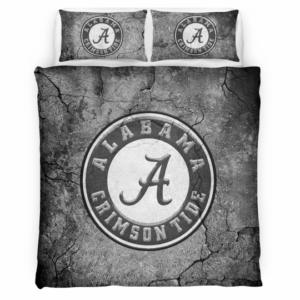 Alabama Crimson Tide Art Crack Bedding Set