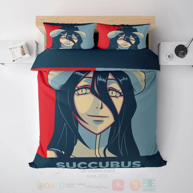 Albedo-Overlord-Succubus-Cover-Sheets-Color-Crossover-Bedding-Set-1