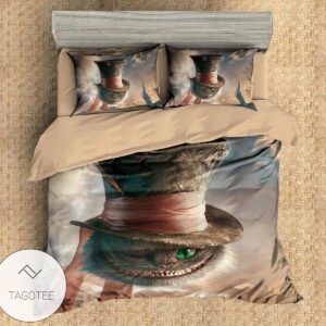Alice In Wonderland 3D Bedding Set Duvet Cover Set 3Pcs Flat Sheet Pillowcases-