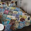 Alice In Wonderland Book Covers Quilt Bedding Set-