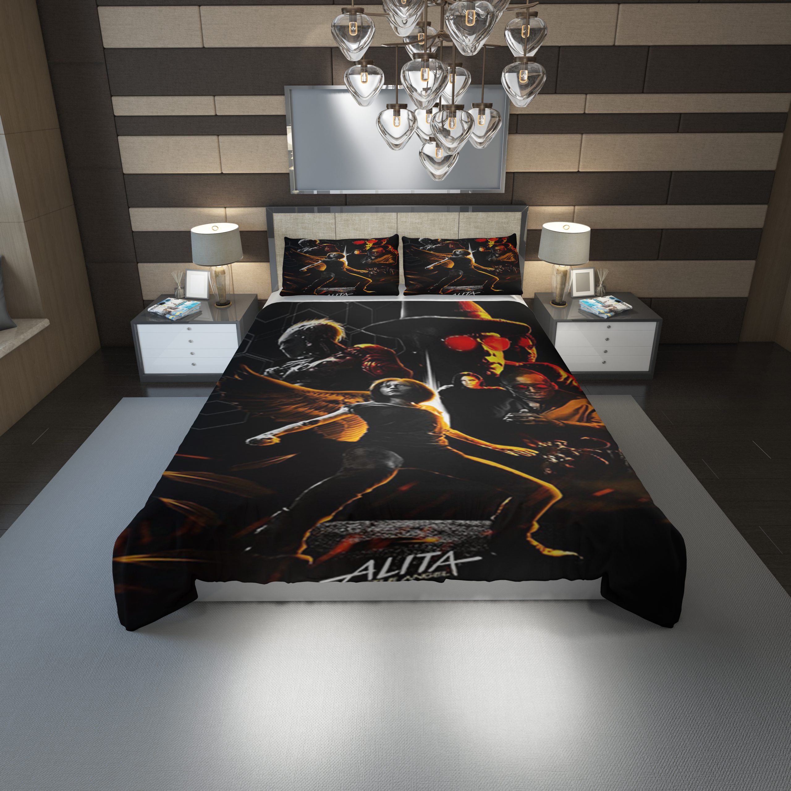 Alita Battle Angel Hd Duvet Cover and Pillowcase Set Bedding Set 1183 Alita Battle Angel Hd Duvet Cover and Pillowcase Set Bedding Set 1183
