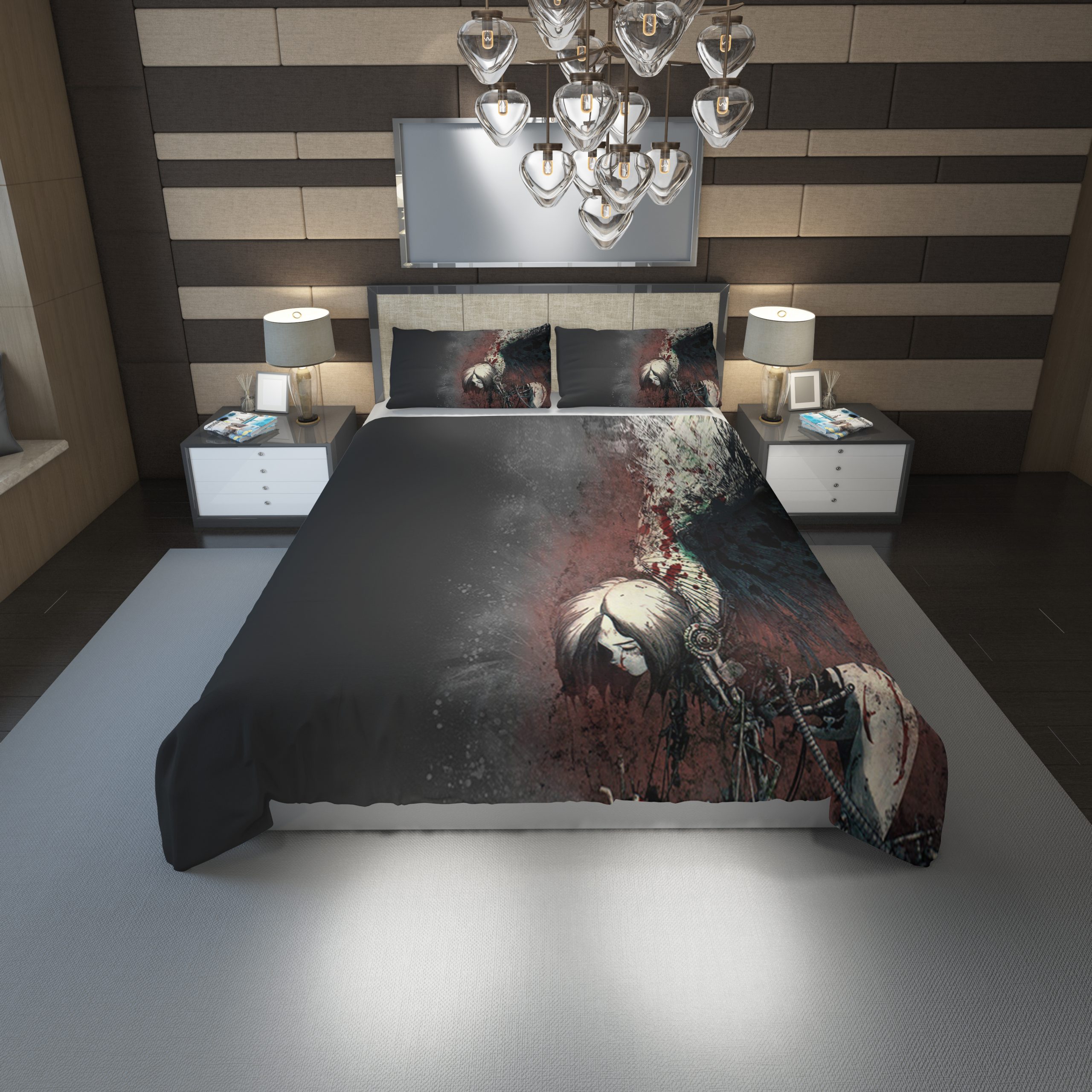 Alita Battle Angel Hd Duvet Cover and Pillowcase Set Bedding Set 1184 Alita Battle Angel Hd Duvet Cover and Pillowcase Set Bedding Set 1184