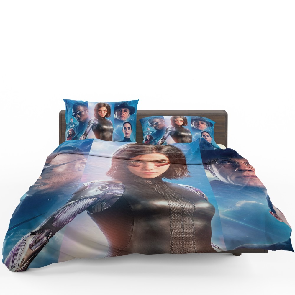 Alita Battle Angel Movie Christoph Waltz Jennifer Connelly Mahershala Ali Bedding Set Alita Battle Angel Movie Christoph Waltz Jennifer Connelly Mahershala Ali Bedding Set