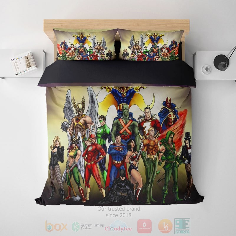 All Dc Comics Legends Fusion Embossed Bedding Set All Dc Comics Legends Fusion Embossed Bedding Set