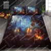 All Hallows Pasture And Halloween Night Full Printing Bedding Set