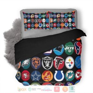 All Nfl Teams Logo Bedding Set