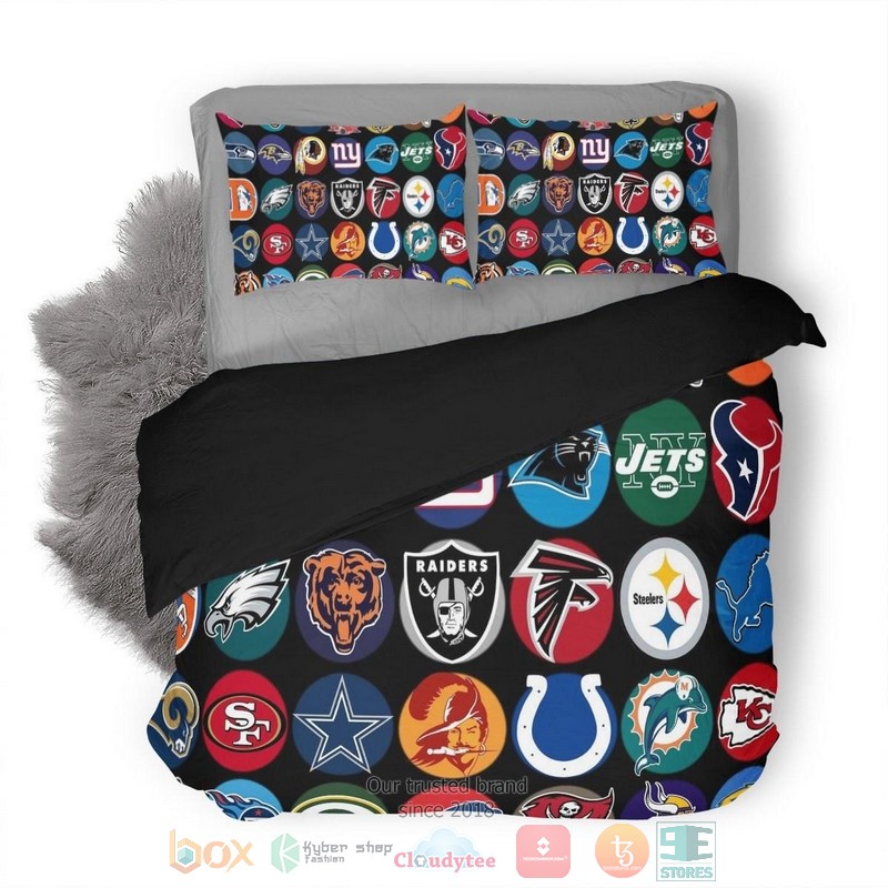 All Nfl Teams Logo Bedding Set All Nfl Teams Logo Bedding Set