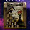 Ambition Is Believing In Yourself Chess Full Printing Bedding Set